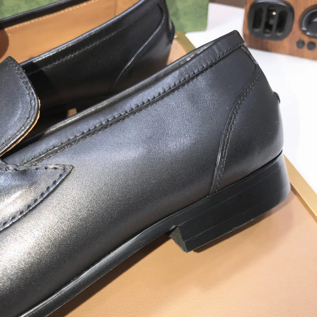 Men's shoes 💰580💰[GUCCI—Gucci] The latest high-end version of Gucci. Official website new model. Available at the same time at counters, the uppers are made of original cowhide imported from Italy/matched with the original special material splicing design concept; "highlight, high-end, grade, extravagance" and exquisite workmanship (original mesh fabric) sole: original factory special outsole size (38-45) (custom-made 45 non-returnable)